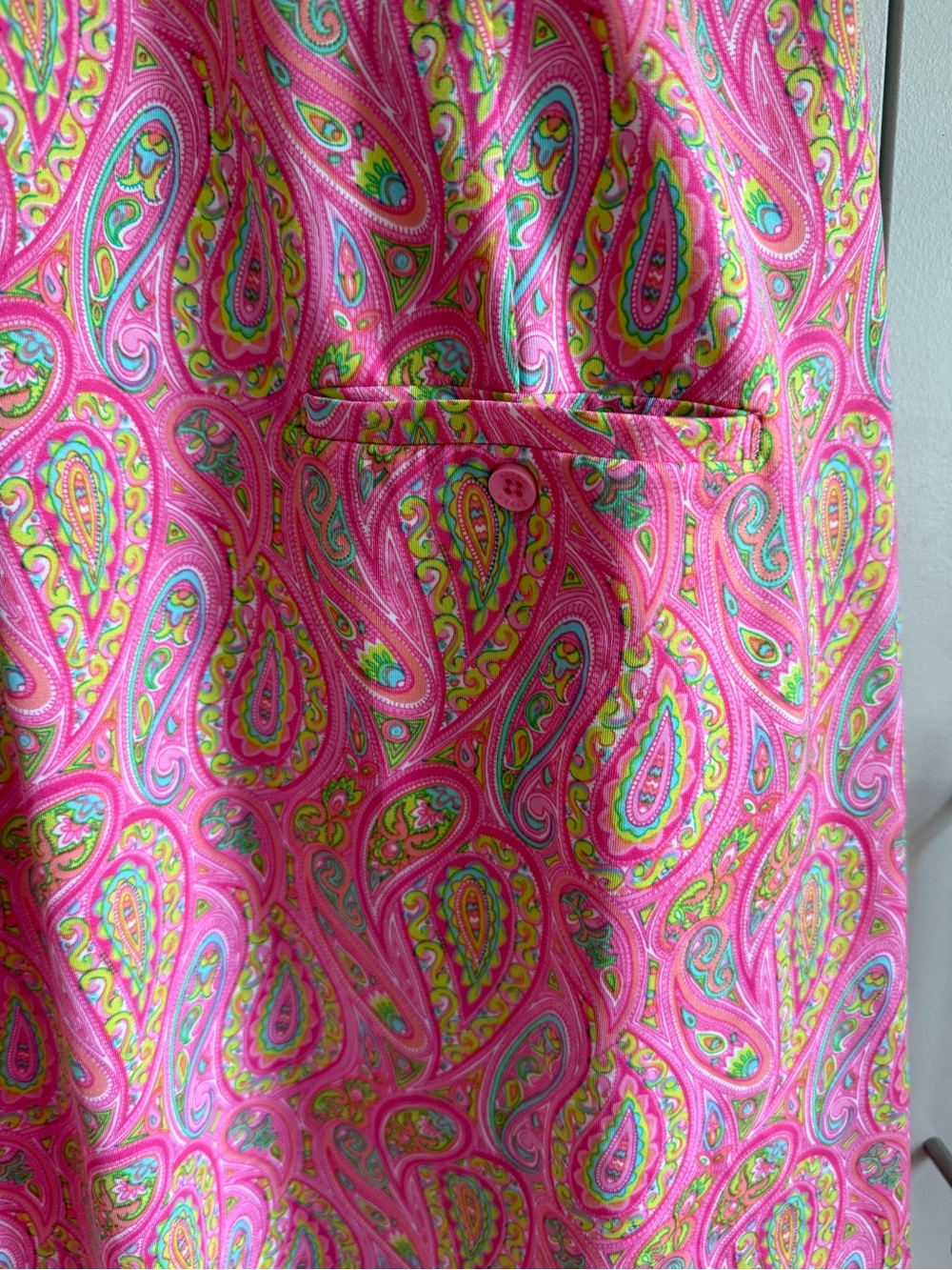 EP Pro Paisley Mandarin-Inspired Golf Dress w/ Attachable Shorts, M, MSRP $129 - Picture 9 of 16